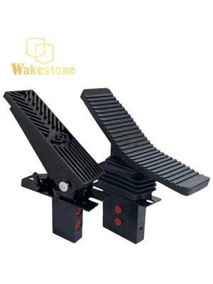 Le briseur hydraulique de couleur de taille noire de norme partie la double valve de pédale de manière