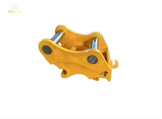 Coupleur rapide d'accroc rapide hydraulique résistant pour la couleur jaune de l'excavatrice 420kg